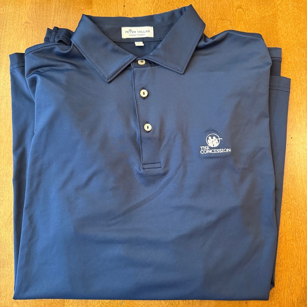 Peter Millar Blue Performance Polo Shirt